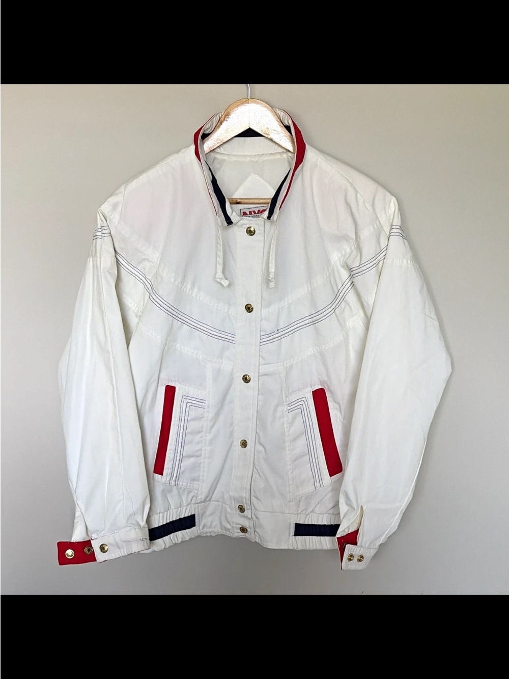 Vintage 90s New York Girl nautical style jacket